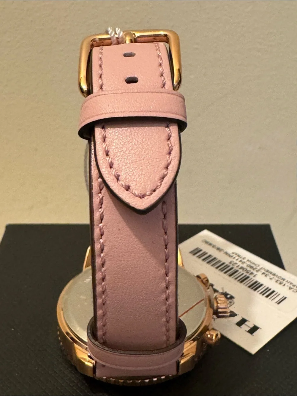 NWT COACH Women's Cruiser Blush Pink Leather Chronograph Watch 14504123